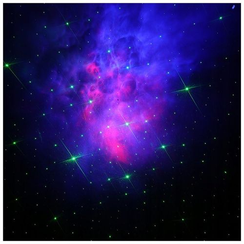 PROJEKTOR GWIAZD NIEBA LAMPKA NOCNA LED RZUTNIK LASEROWY DLA DZIECI + PILOT na Arena.pl