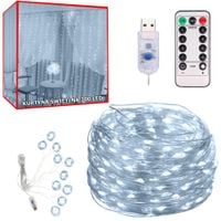 KURTYNA MIKRO 300 LED DRUCIKI 3X3 WISZĄCE LAMPKI