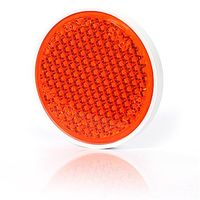 Odblask przykręcany żółty okrągły śr. 75mm (27)