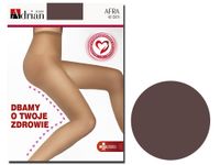 Rajstopy 40 den poprawiające krążenie Afra Antracite 2