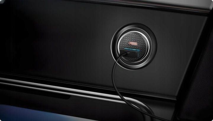 BASEUS MOCNA SZYBKA ŁADOWARKA SAMOCHODOWA USB USB-C TYP-C PD 30W QC 3.0 5A zdjęcie 5