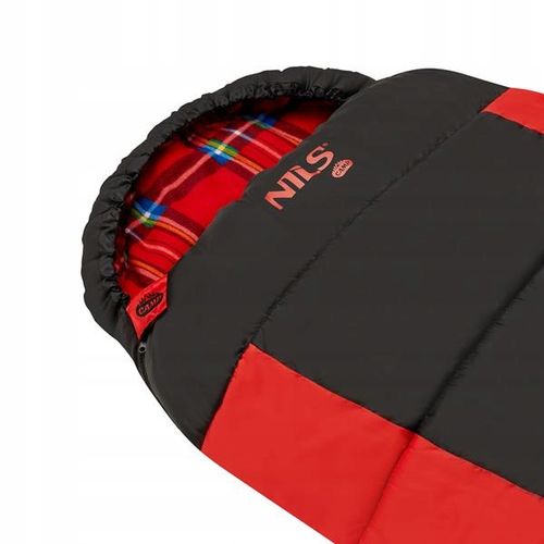 ŚPIWÓR z bawełnianym wypełnieniem ZIMOWY Gruby z kapturem 190cm -12 stopni na Arena.pl