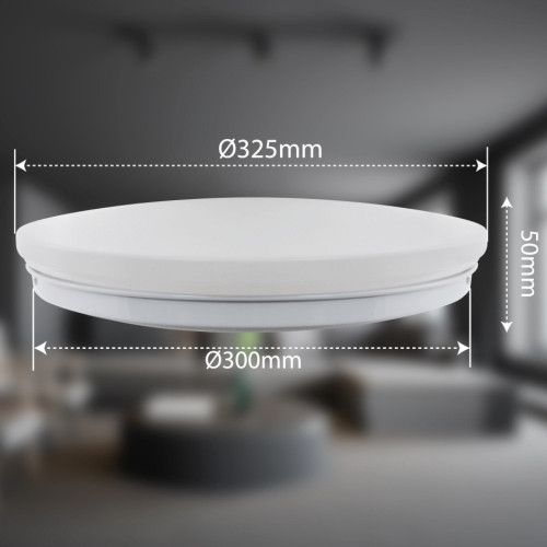 PLAFON LED OPRAWA LAMPA PANEL CZUJNIK RUCHU MIKROFALOWY 18W na Arena.pl