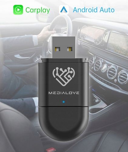 Bezprzewodowy Adapter APPLE CARPLAY do iPhone iOS ANDROID AUTO Pendrive USB na Arena.pl