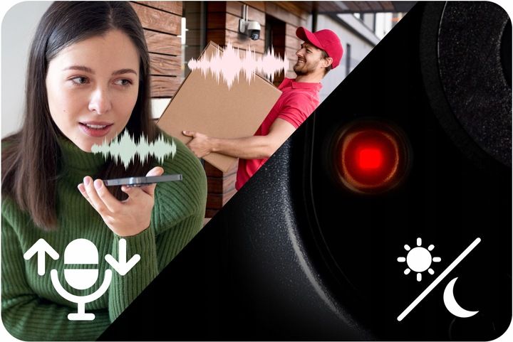 OBROTOWA KAMERA ZEWNĘTRZNA IP WIFI 3X ZOOM 5MPx 2K zdjęcie 5