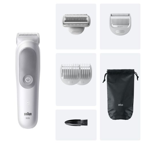 Trymer BRAUN BG5550 biało-szary na Arena.pl