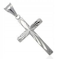 Krzyżyk srebrny bez wizerunku srebro pr.925