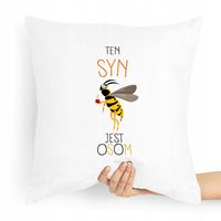 Poduszka Prezent Dla Syna Syn Jest Osom Z Nadrukiem Ze Zdjęciem