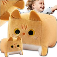 KOTEK MASKOTKA KWADRAT PODUSZKA KOT DUŻY PLUSZOWA PRZYTULANKA DLA DZIECI