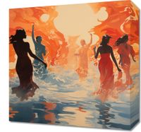 Obraz 40x40cm Taneczny Żar