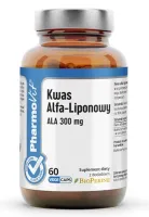 Kwas ALFA-LIPONOWY ALA (300 mg) Bezglutenowy 60 KapsuŁek