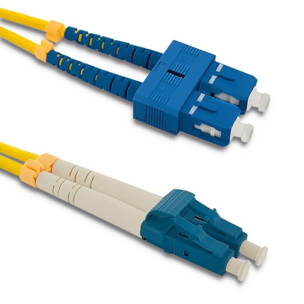 Qoltec Patchcord światłowodowy SC/UPC-LC/UPC SM 9/125 G652D Duplex 5m zdjęcie 1