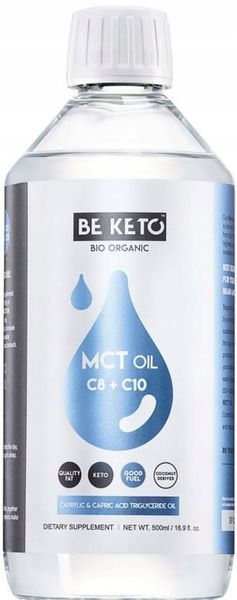 BEKETO OLEJ MCT C8+C10 500 ml SUPLEMENT DIETY zdjęcie 1