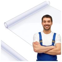 FOLIA PCV PRZEŹROCZYSTA BEZBARWNA ROLKA 1,4M MOCNA GRUBA OSŁONA FOLIA