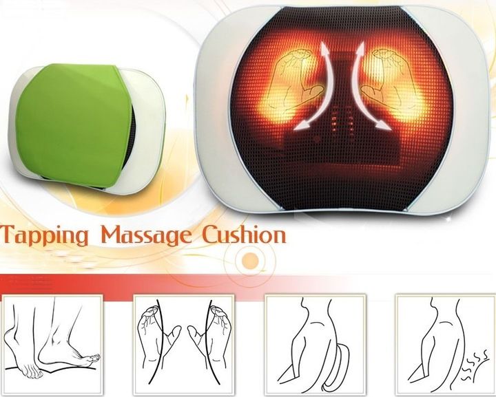 PODUSZKA MATA MASUJĄCA MASAŻER DO MASAŻU SHIATSU zdjęcie 1