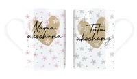 kubek komplet ukochana ukochany  mama/tata q 962