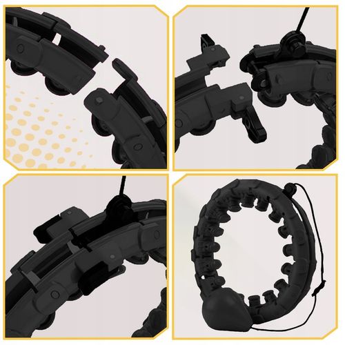 HULA HOP Z OBCIĄŻENIEM Odchudzające Obciążnikiem Smart z Wypustkami HULAHOP na Arena.pl