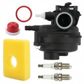 GAŹNIK BRIGGS 450E 500E 550E 575E 600E + 2x ŚWIECA + FILTR + POMPKA PALIWA