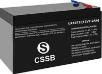 AKUMULATOR BEZOBSŁUGOWY AGM 12V 7.2Ah DO ZABAWKI AUTKA UPS ALARM KOSIARKI