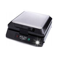 GOFROWNICA XXL 4 DUŻE CHRUPIĄCE GOFRY 1500W AD3036