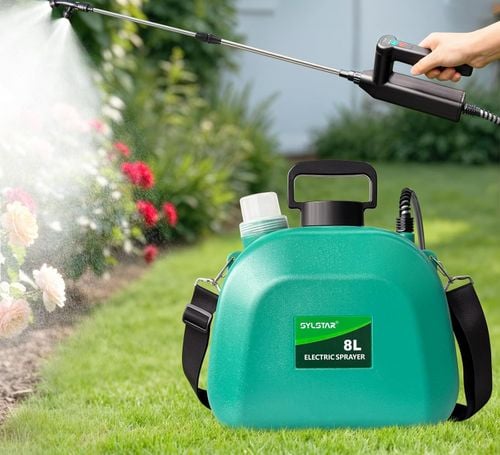 Opryskiwacz elektryczny do roślin SYLSTAR  8L z 4 dyszami USB regulowany na Arena.pl