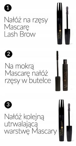 Maskara 3D Zestaw Lash Brow Rzęsy w butelce i Tusz na Arena.pl