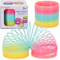 MAGICZNA DUŻA SPRĘŻYNKA TĘCZOWA SPIRALA ZABAWKA DLA DZIECI MAGIC SPRINGS