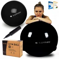 PIŁKA gimnastyczna REHABILITACYJNA 65CM do ćwiczeń FITNESS klasyczna+POMPKA