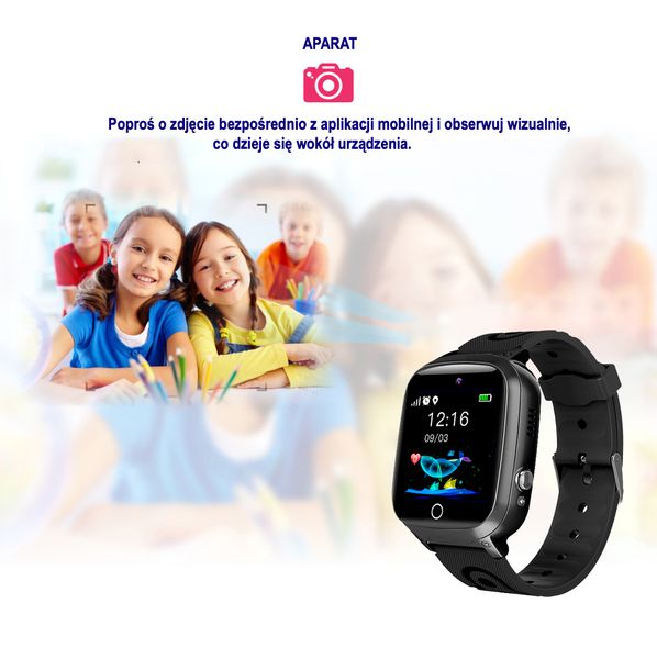 SMARTWATCH DLA DZIECI LOKALIZATOR GPS GoGPS K17 zdjęcie 4