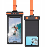 Wodoodporne etui IPX8 case wodoszczelny pokrowiec na telefon smartfon TOPK