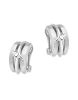 klipsy z kryształem (e7215/1ag p.mat)