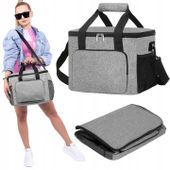 DUŻA TORBA TERMICZNA TURYSTYCZNA PLAŻOWA ŚNIADANIOWA IZOLACYJNA NA LUNCH