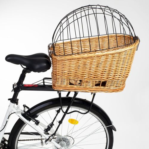 KOSZ ROWEROWY WIKLINOWY NA BAGAŻNIK TRANSPORTER TYLNY KOSZYK DLA PODUSZKA na Arena.pl