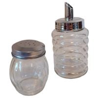 zestaw solniczka stołowa 130 ml + kryształowa cuki