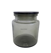 szklany pojemnik szary 0,6 l