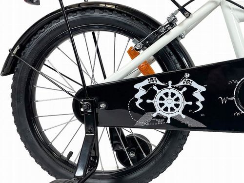 ROWER ROWEREK DZIECIĘCY Z KÓŁKAMI + PROWADNIK KOSZYCZEK BMX 14 CALI PIRATE na Arena.pl