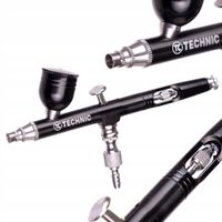 2X Aerograf Modelarski z Dyszą 0,3mm B-130 DOUBLE ACTION BLACK MINI Pistole