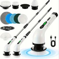 BEZPRZEWODOWA ELEKTRYCZNA SZCZOTKA OBROTOWA SPRZĄTAJĄCA DO MYCIA MOP 9W1