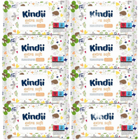Chusteczki nawilżane dla dzieci Kindii aloe extra soft 8 opakowania