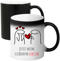 KUBEK MAGICZNY PREZENT DLA DZIEWCZYNY ŻONY MĘŻA CHŁOPAKA WALENTYNKI