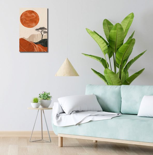 Obraz 30x50cm Afrykański Zachód Słońca zdjęcie 2