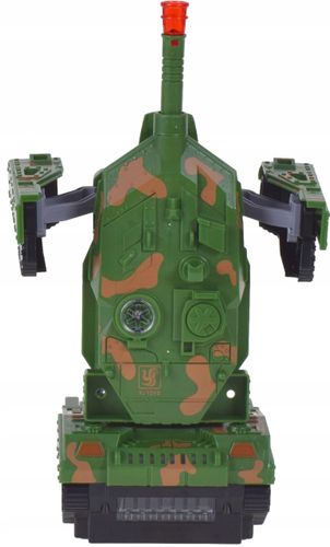 CZOŁG AUTO ROBOT AUTOBOT 2w1 POJAZD NA BATERIE ŚWIECI JEŹDZI DLA DZIECI na Arena.pl