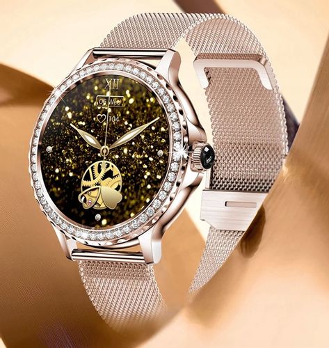 SMARTWATCH ELEGANCKI ZEGAREK DAMSKI POLSKIE MENU 2 paski na Arena.pl