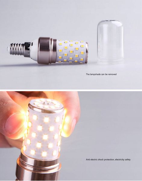 ŻARÓWKA DIODOWA E-27 CORN LED 16 W CIEPŁA W-WA zdjęcie 8