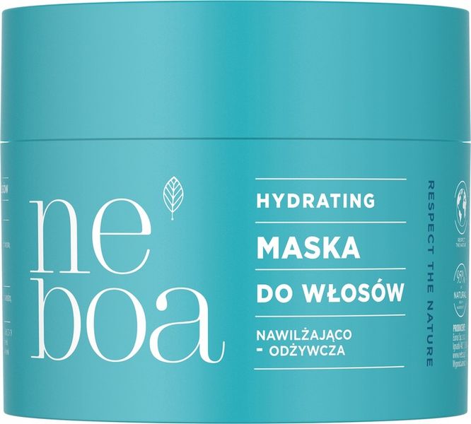 NEBOA Maska naturalna do włosów Hydration & Smoothness 300ml zdjęcie 11