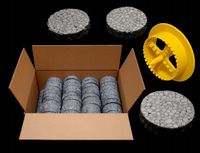 ZAŚLEPKI styropianowe ZATYCZKI grafit 500szt +FREZ