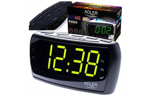 Radio sieciowe Radiobudzik Budzik Zegar AM, FM Adler AD1121 na Arena.pl
