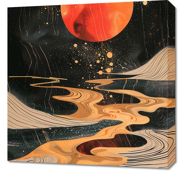 Obraz 60x60cm Planetarny Taniec zdjęcie 1