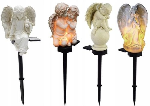 ANIOŁ SOLARNY LAMPKA LED NA WSZYSTKICH ŚWIĘTYCH NA CMENTARZ GRÓB na Arena.pl
