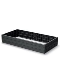 RABATA OGRODOWA BASE WOODY IBWR 1492X756X250MM - ANTRACYT - PP-IBWR